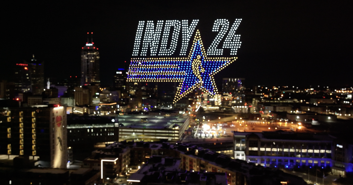 NBA LIGHTS UP INDY SKY FOR 2024 ALL-STAR GAME