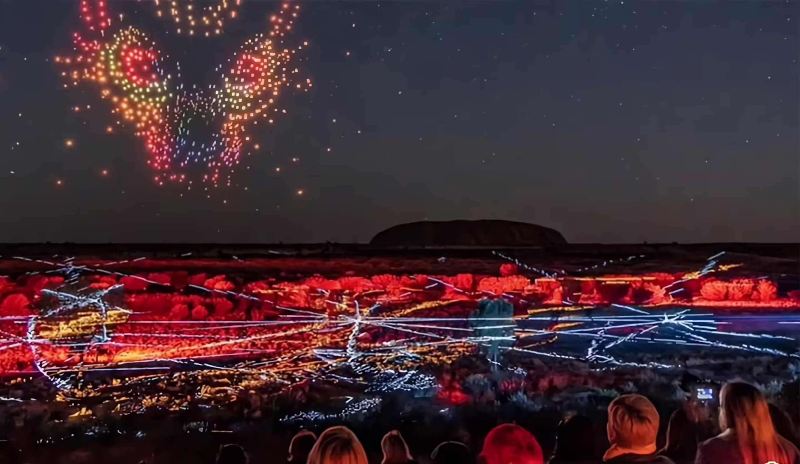 Drones above the desert