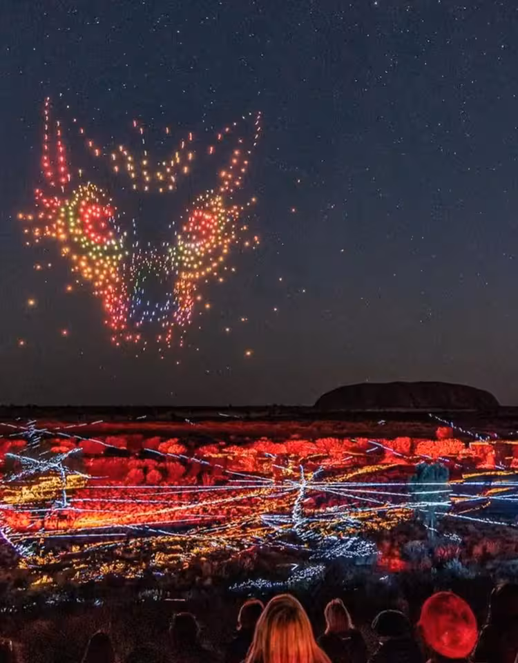 Drones above the desert