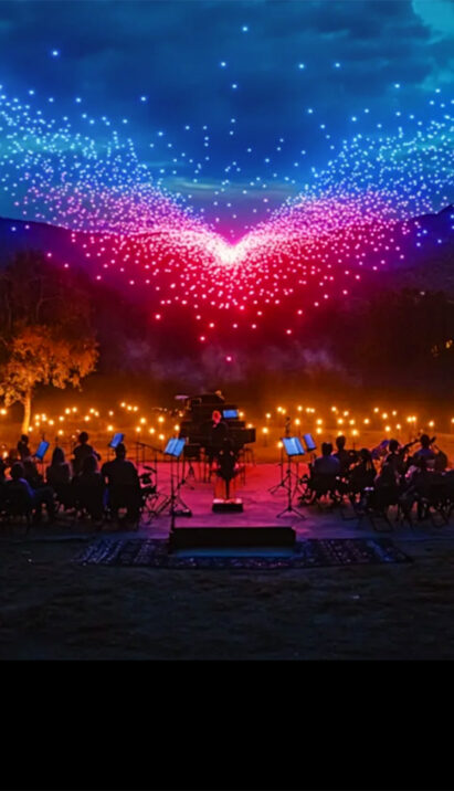 DroneArt's The Four Seasons drone art show