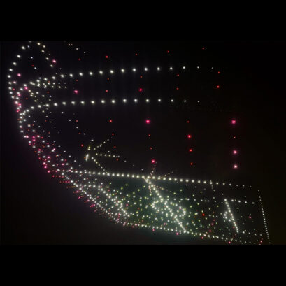 Arab cup field in drone art